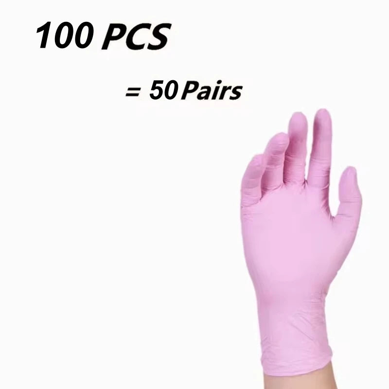 Kids Disposable Nitrile Gloves for 6-15 Years Students 4Mil Latex Powder Free Cleaning Gloves for Kids Crafting Cooking Painting