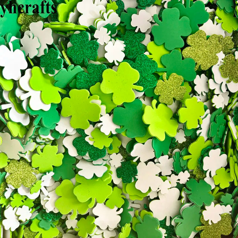 100PCS Glitter Foam Stickers Assorted Shapes Self-Adhesive Craft Stickers for Kids DIY Scrapbooking Card Making Classroom Decor