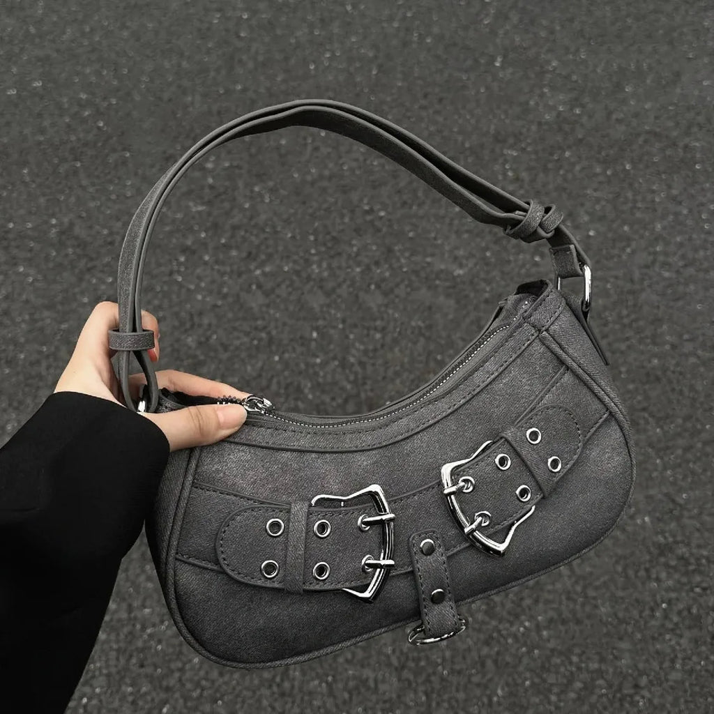 Sweet and Cool Spicy Girl Fashion Niche Underarm Bag High-end Feeling Bag for Women 2024 New Casual Versatile Shoulder Bag