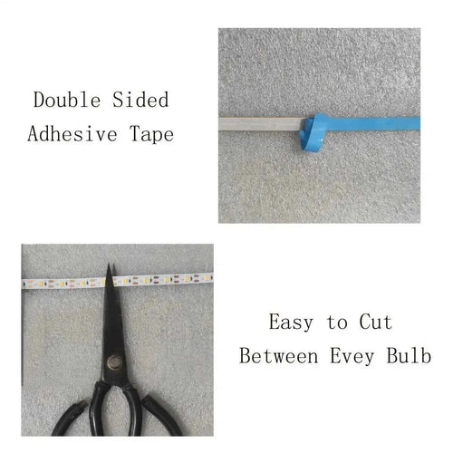 1M LED Night Lamp USB Motion Sensor Dimming LED Strip Lights Nightlights TV Backlight Kitchen Hand Sweep Waving Tape Diode