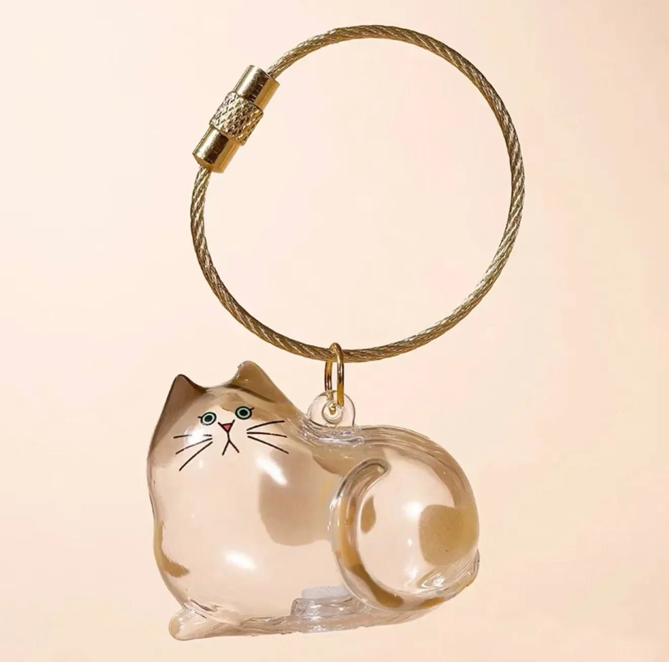Pet Hair Memorial Keepsake Box & Bottle - Transparent Storage Container for Cat Fur, DIY Decor Gift for Pet Lovers Home Display