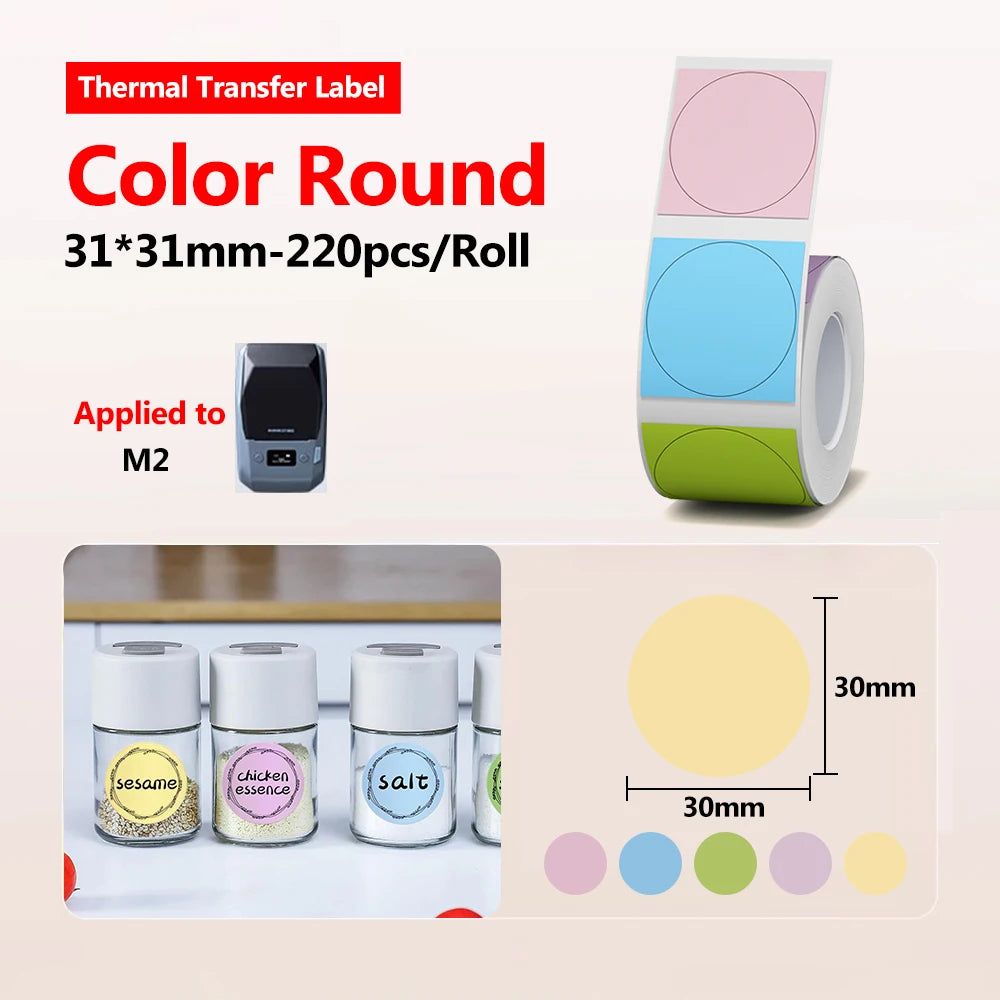 300DPI NIIMBOT M2 Portable Thermal Transfer Label Printer Bluetooth Multi-function Sticker Maker Machine for Office Clothes Tag