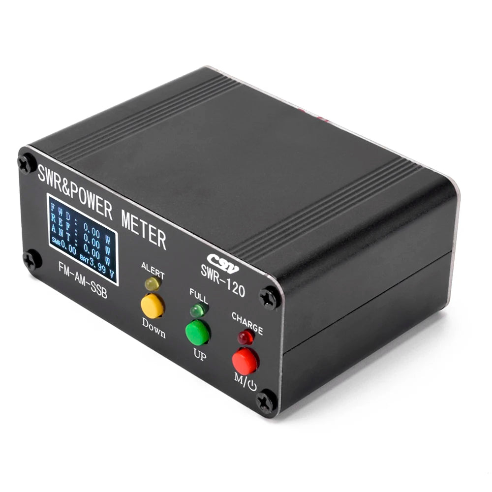 1.8-54MHz Shortwave Meter 120W SWR Digital Power Standing  Meter FM AM SSB Modes Power Meter Support SWR/Power Tool