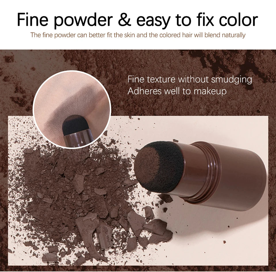 Hairline Powder Long Lasting Shadow Filling Forehead Hair Gaps Waterproof Sweat-proof Fine Powder Natural Color Hairline Makeup