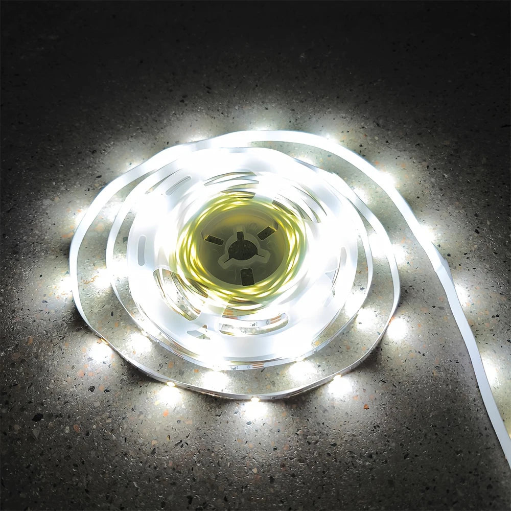 USB Led Strip Lights DC 5V 2835 White / Warm White Led Lights with ON/OFF Switch for Bedroom, Mirror, Cabinet, Wardrobe, TV