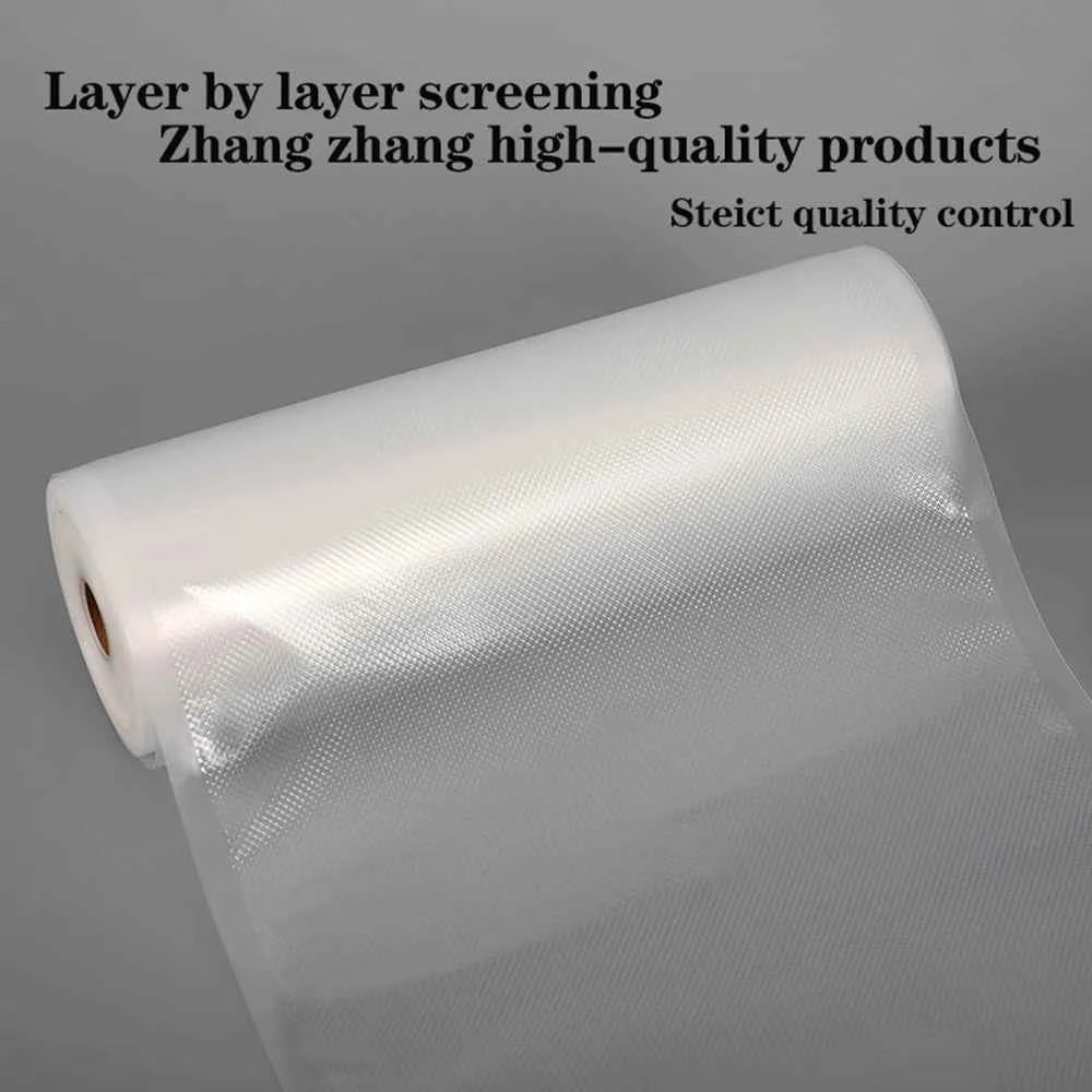 1 Rolls Vacuum Bags For Food, 500cm Per Roll,Reusable, BPA-free,Food Vacuum Sealer Bags For Vac Storage Meal Prep Sous Vide
