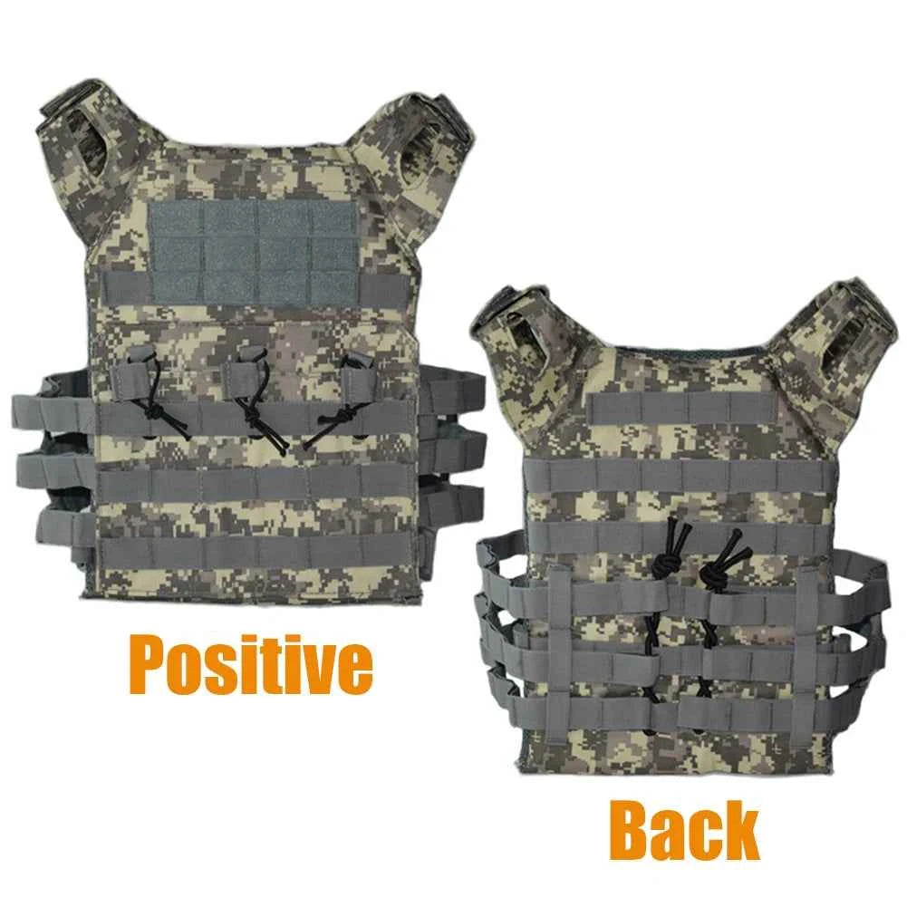 Military Tactical Vest Waterproof Outdoor Body Armor Lightweight JPC Molle Plate Carrier Hunting Vests CS Game Jungle Equipment