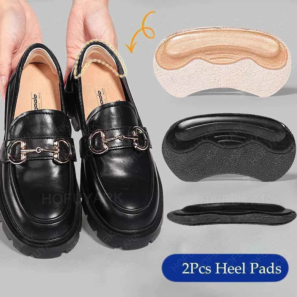Silicone Heel Stickers for Shoes Women High Heels Protector Liner Pain Relief Gel Heel Pads for Shoes too Big Adjust Size Insert