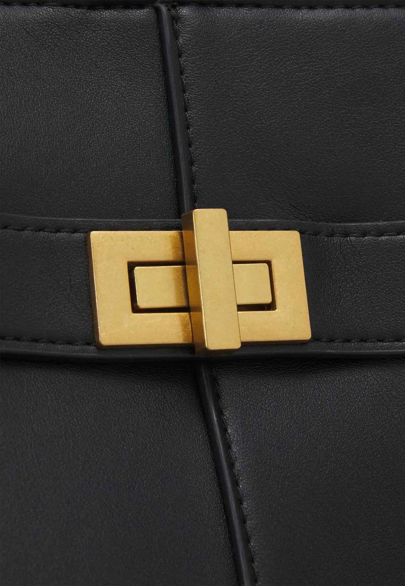 Fashion Large Capacity Trapeze Bag Designer Chic Lock Women Shoulder Bags Luxury Pu Leather Handbags Trend Underarm Bag 2025