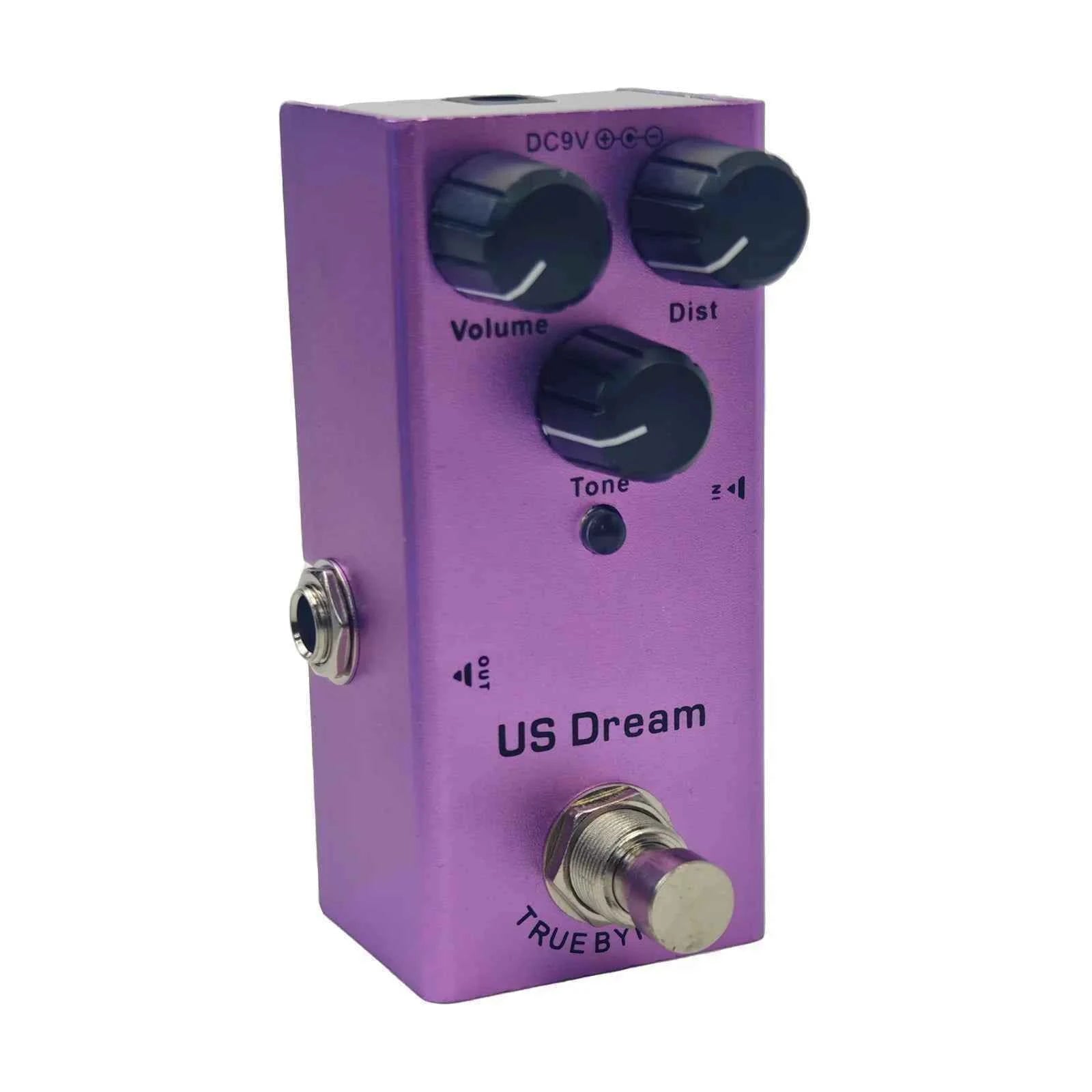 Electric Guitar Pedal Overdrive/ Distortion/Chorus/Delay/Tremolo Delay True Bypass, Durable Design for Versatile Tones