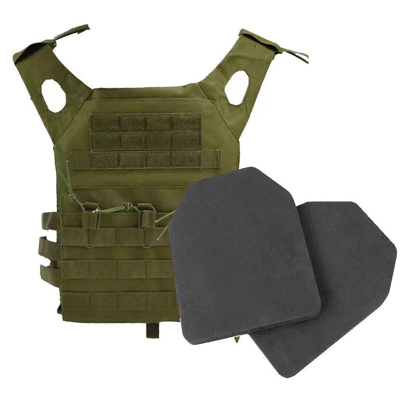 JPC Molle Plate Carrierr Lightweight Tactical Vest With EVA Foam Board CS Game Jungle Security Equipment Wearing Hunting Vest