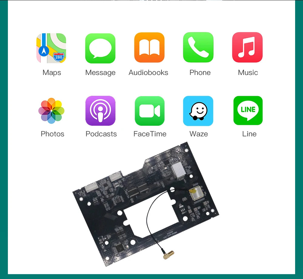 AUTOABC Wireless CarPlay For Ford Sync2 2011-2016 Explorer Focus Fiesta C-max Edge F150 Fusion Taurus With Android Auto AirPlay