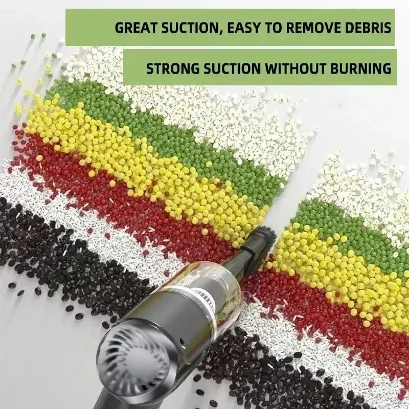 Portable Wireless Car Vacuum Cleaner With HEPA Filter