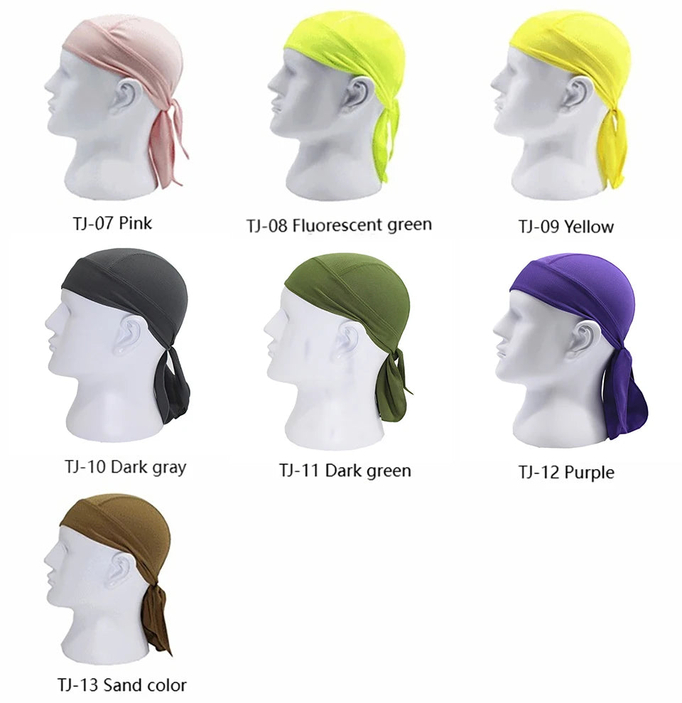 Cycling Headscarf Spring Summer Men Women Breathable Hiking Scarf Outdoor Tourism Pirate Hat Sports Sun Protection Headscarf