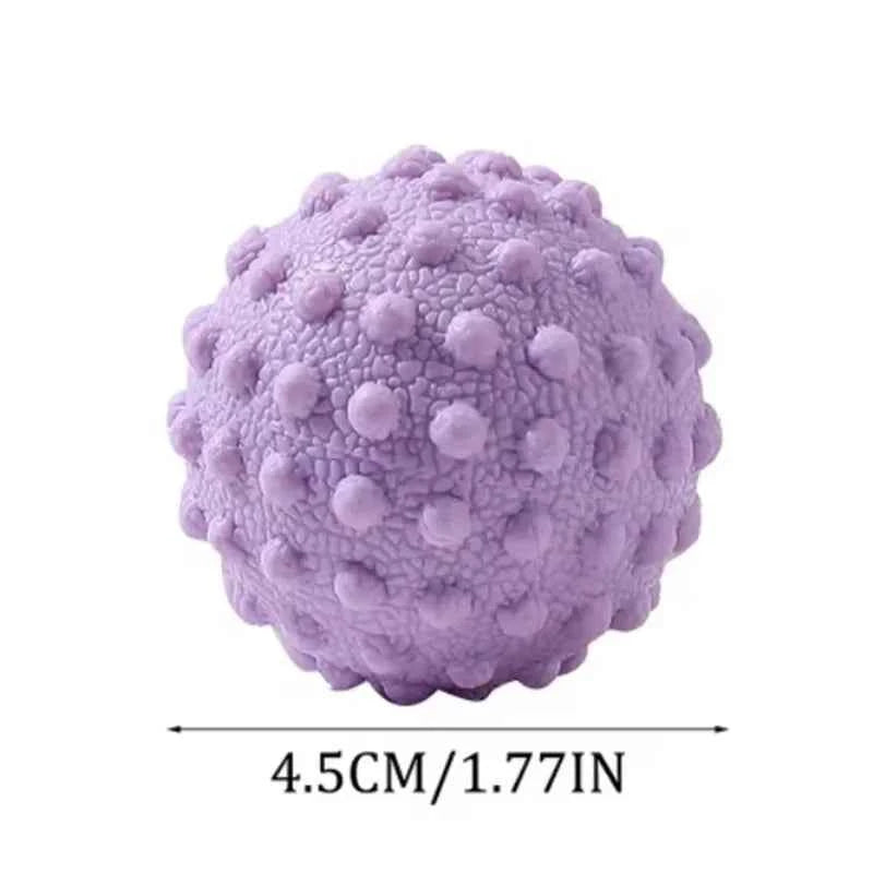 TPR Posture Master Yoga Ball Waist and Back Foot Massage Ball Fascia Ball Raised Point Massage Ball