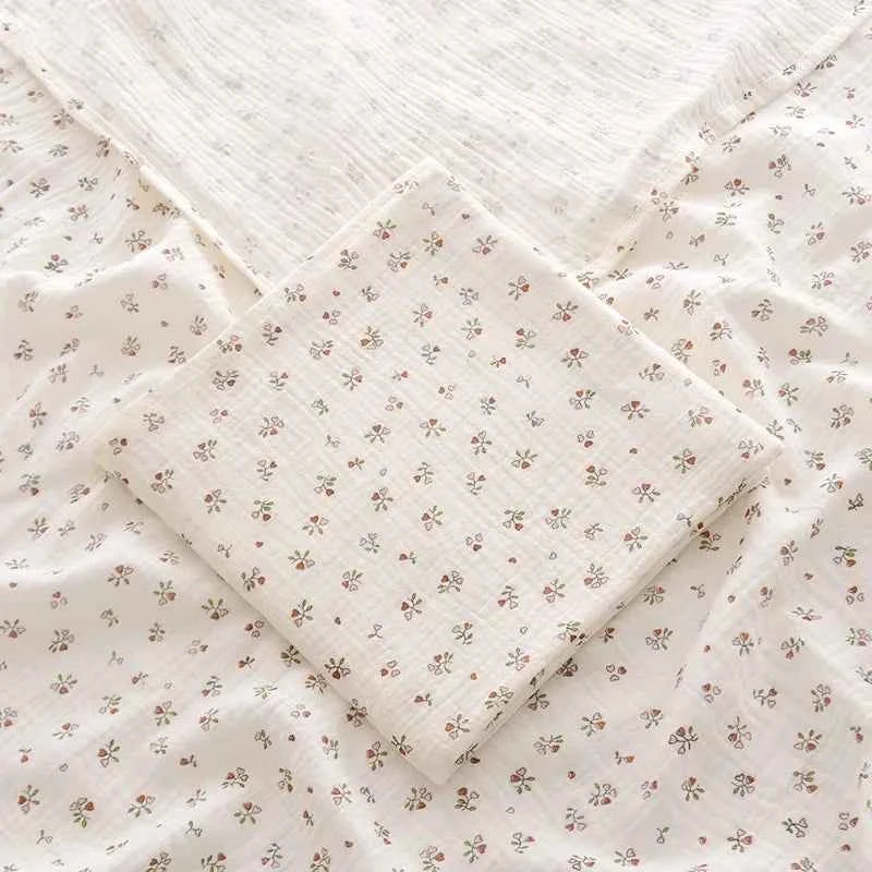 Newborn Baby Cotton Blanket Summer Bedding Babies Stuff  Throw Blanket Muslin Squares Receiving Blanket