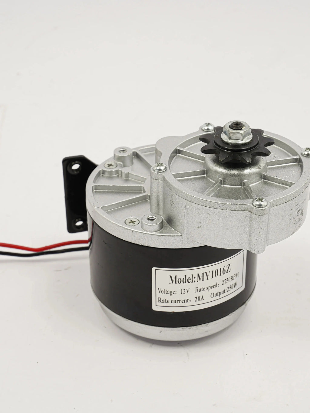 250W 12V Brushed DC Gear Reduction Motor Geared Speed Reducer Motor 2750RPM Electric Motor for E-bikes Scooters Electric Vehicle
