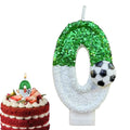 Football Birthday Number Candles, Candle Numbers for Cakes, Decorative Number Candles, Cake Topper Decoration for Birthday