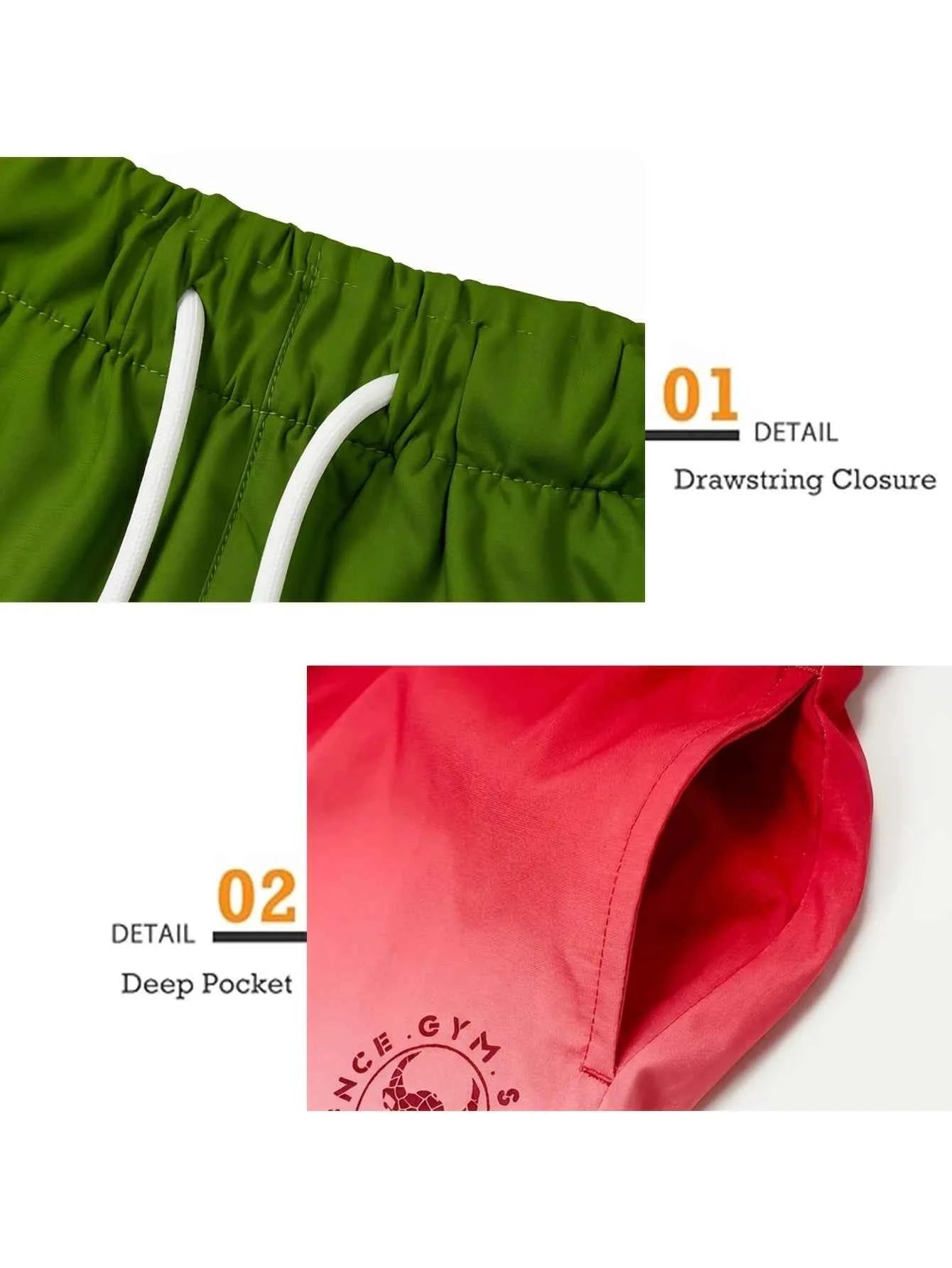 6-piece set of random color shorts, summer shorts, solid color shorts, four season shorts, casual outdoor sports, daily fitness training, running, comfortable, loose, lightweight, breathable