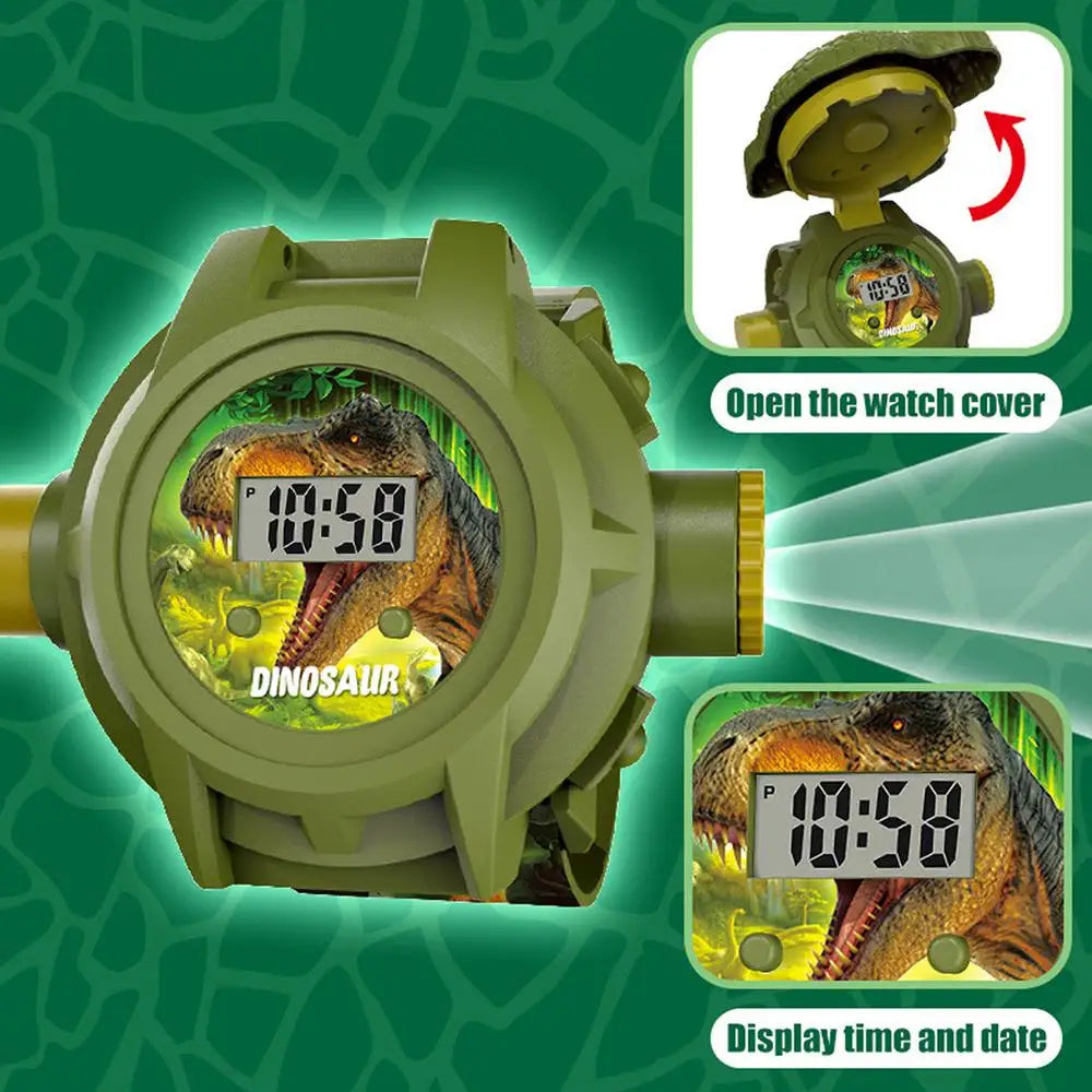 Kids Digital Watch, Silicone Adjustable LED Screen Toy Wristwatch, Waterproof Electronic Clock for Boys Girls Birthday Gift