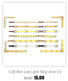 COB Strip to Wire LED Connectors 5 8 10mm Connection Solderless Extension For CCT FCOB RGB LED Strip Lights 2 3 4 Pin Connector