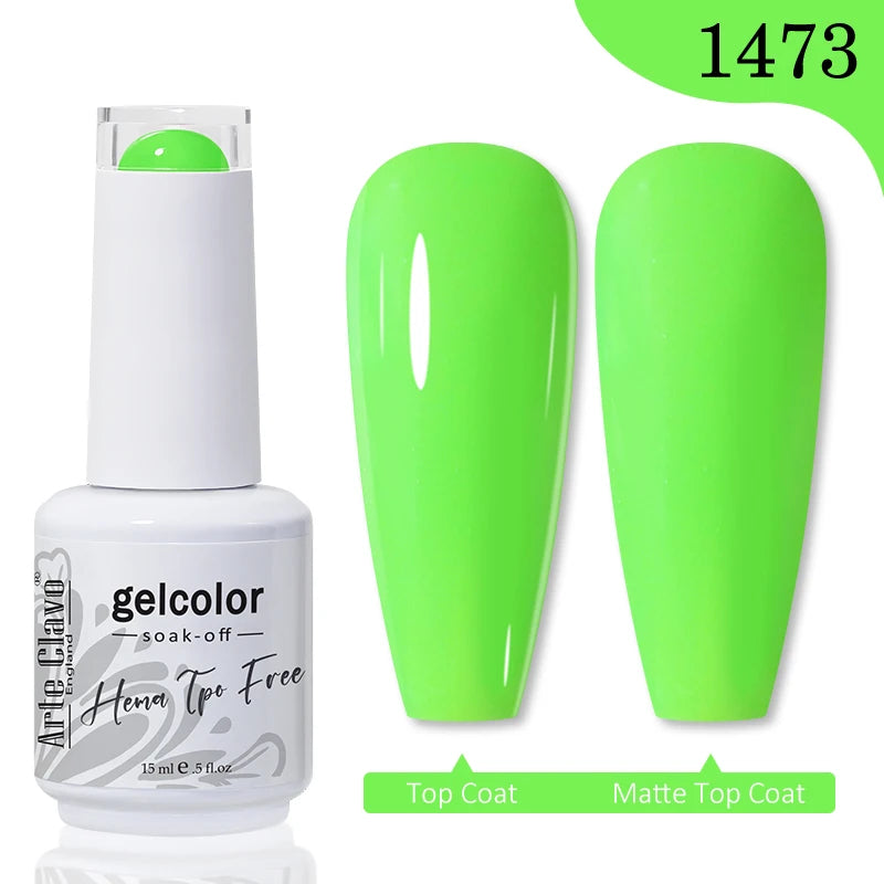 Arte Clavo TPO HEMA FREE Top Quality Discount Price 131 Colors Nail Gel Polish New Formula Nail Gel 15ml Bottle UV Gel Varnish