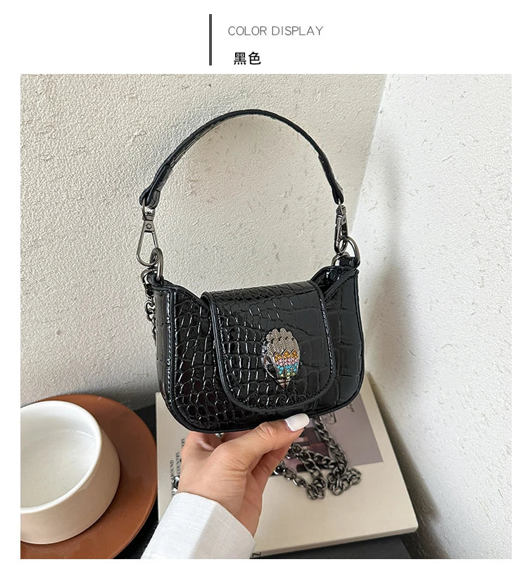 Best Superstar Show Original Diaper Bag, Retro Textured Leather, High-End Minimalist Crossbody Handbag For Party