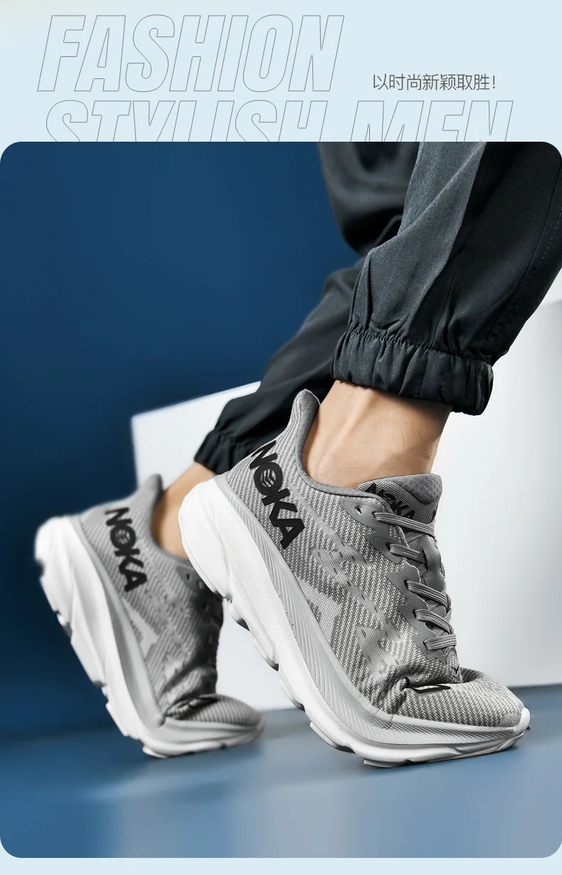 Marathon Sports Running Shoes Men Breathable Lightweight Sneakers Comfortable Athletic Nonskid Leisure Outdoor Sneakers for Men