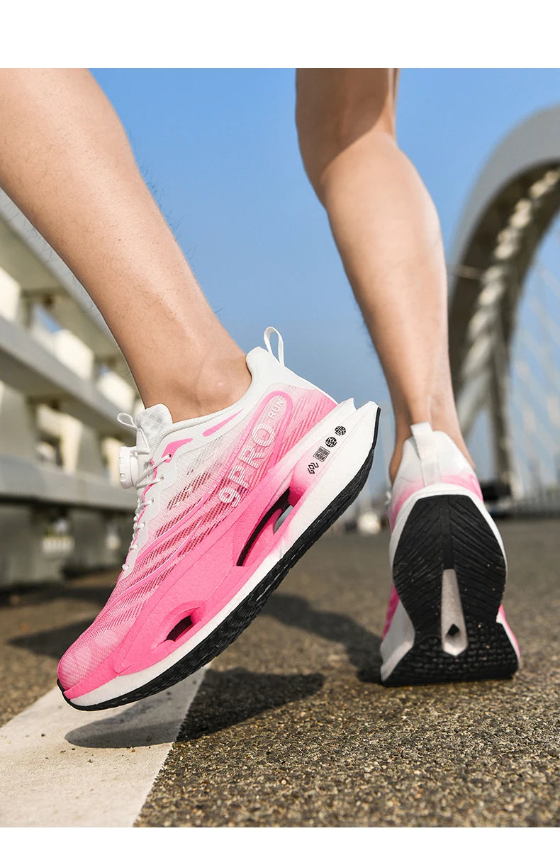 Men's Sneakers Trend Carbon Board Marathon Running Sports Shoes For Men New Basketball Women's Athletic Nonskid Walking Sneakers