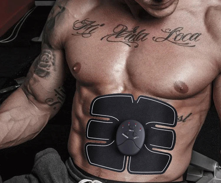 Electric Muscle Stimulator EMS Abdomen Buttocks Arm Trainer Weight Loss Exerciser Sticker Wireless Body Slimming Massager