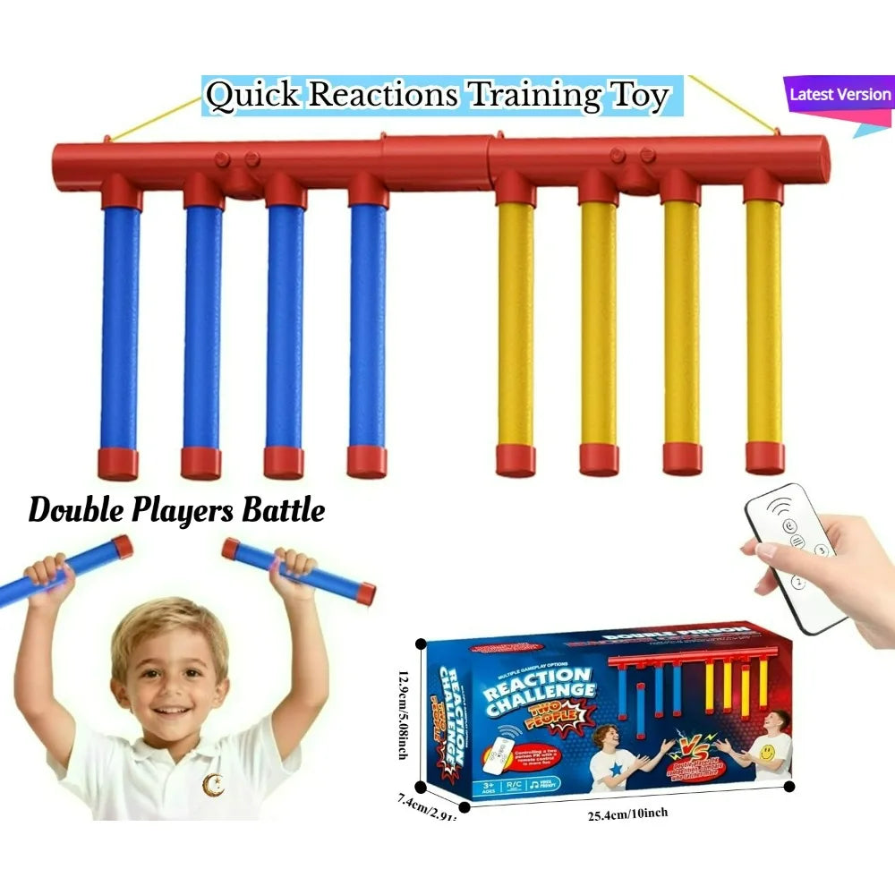 2-Player Challenge Falling Sticks Game for Training Reaction Ability Party Games Educational Parent-Child Interactive Toy Sports
