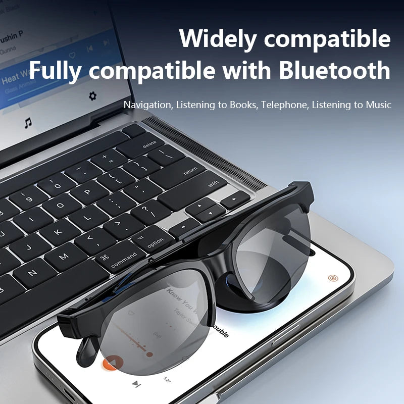 AI Translation Smart Glasses With Bluetooth Audio