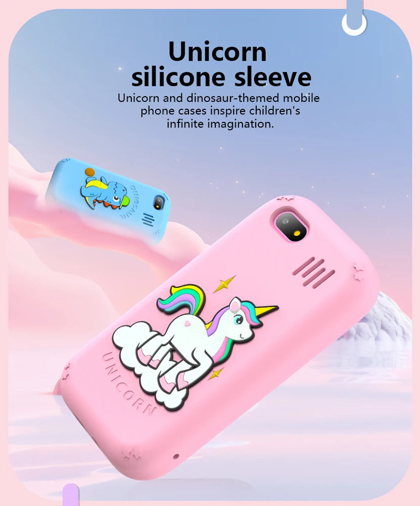 Interesting Kids Smart Learning Phone,8GB Memory Game Gift Educational Toy with Dual Camera &Music Player for Ages 3-12 Birthday