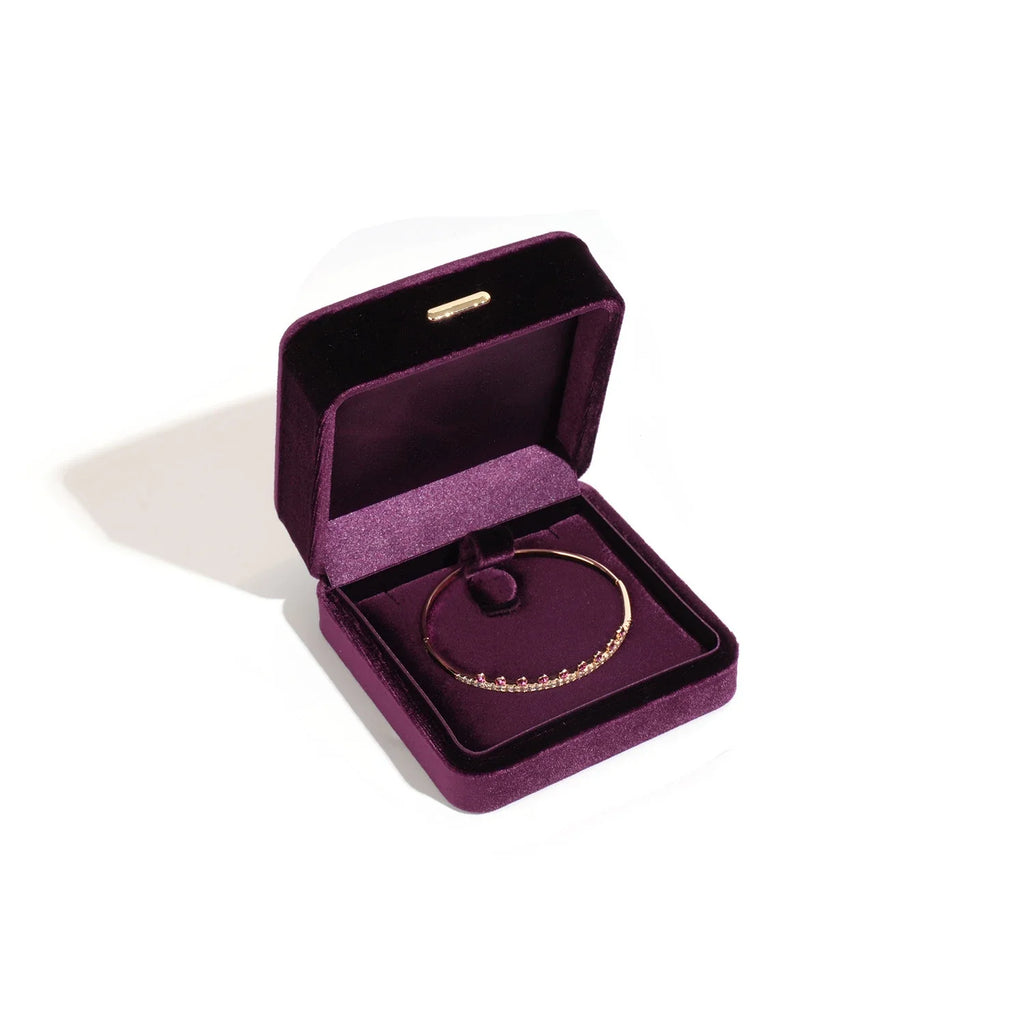 High Grade Retro Velvet Jewelry Organizer Box Ring Earrings Bracelet Necklace Storage Gift Jewelry Packaging Case