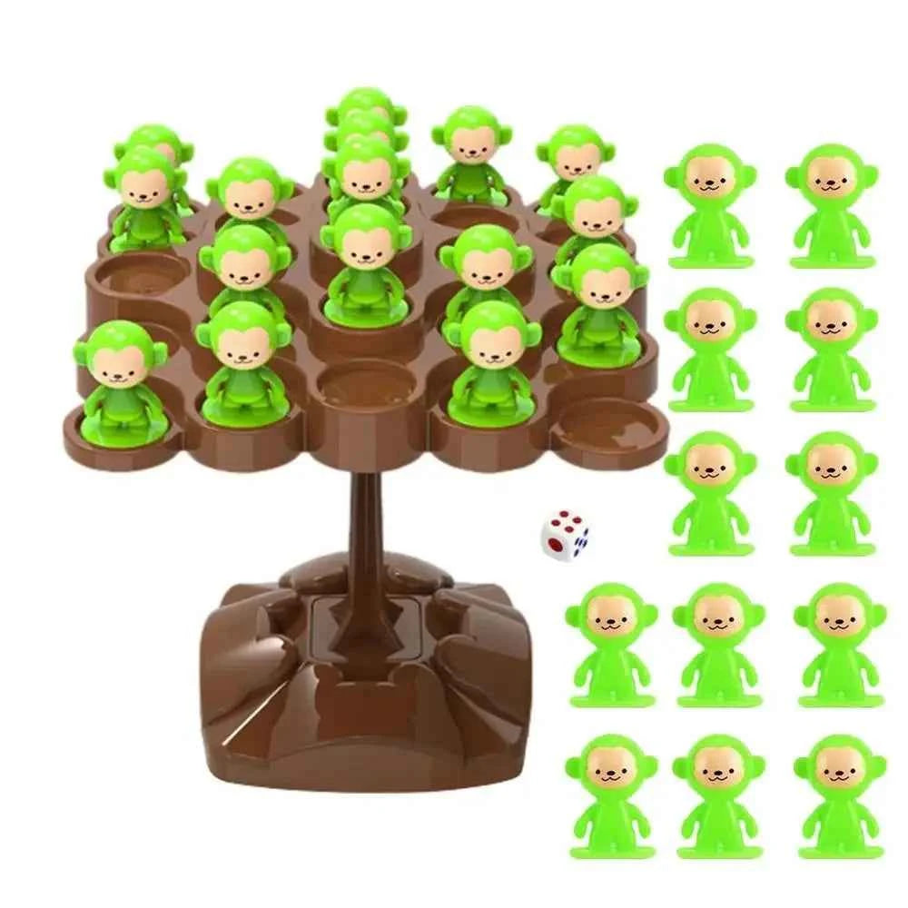 Creative Balancing Tree Toy Digital Monkey Balance Scale Educational Number Board Game Kids Learning Toys Montessori Math Toy