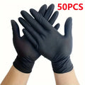 8Mil Super Duty Orange Nitrile Gloves Disposable Diamond Textured Safety Protective Work Gloves Auto Mechanic Industrial Gloves
