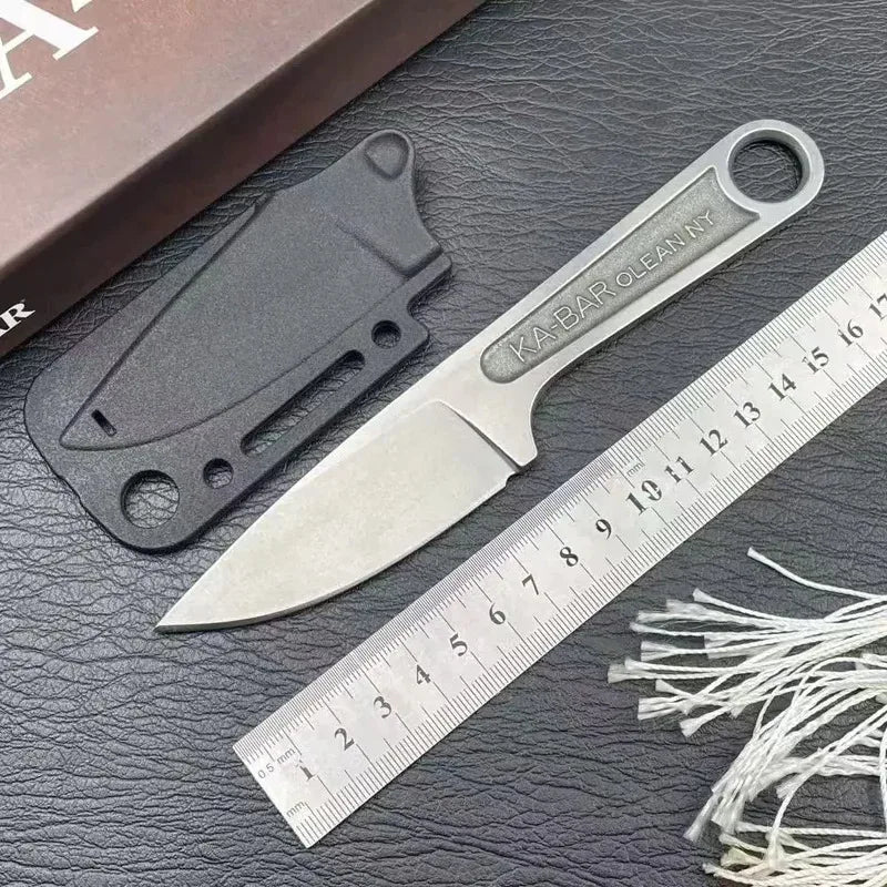 2025 new KB 1119 Straight Knife Wilderness Survival Tactical Tool Portable Outdoor Knife Sheath Multifunctional Stainless