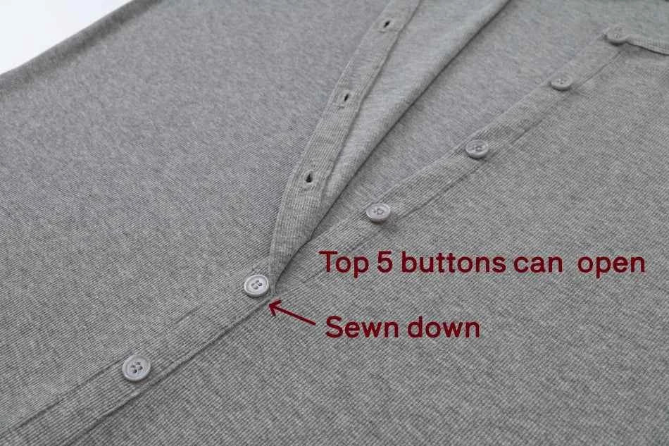 AS SS26 summer loose style button dress comfortable ribbing fabric dress o-neck lady clothes