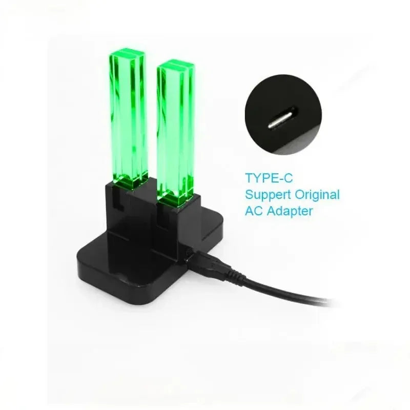 4 In 1 LED Charger Stand Dock Station Indicater for Nintendo Switch NS for Joy-Con Controller Stand Holder Charging Dock Station