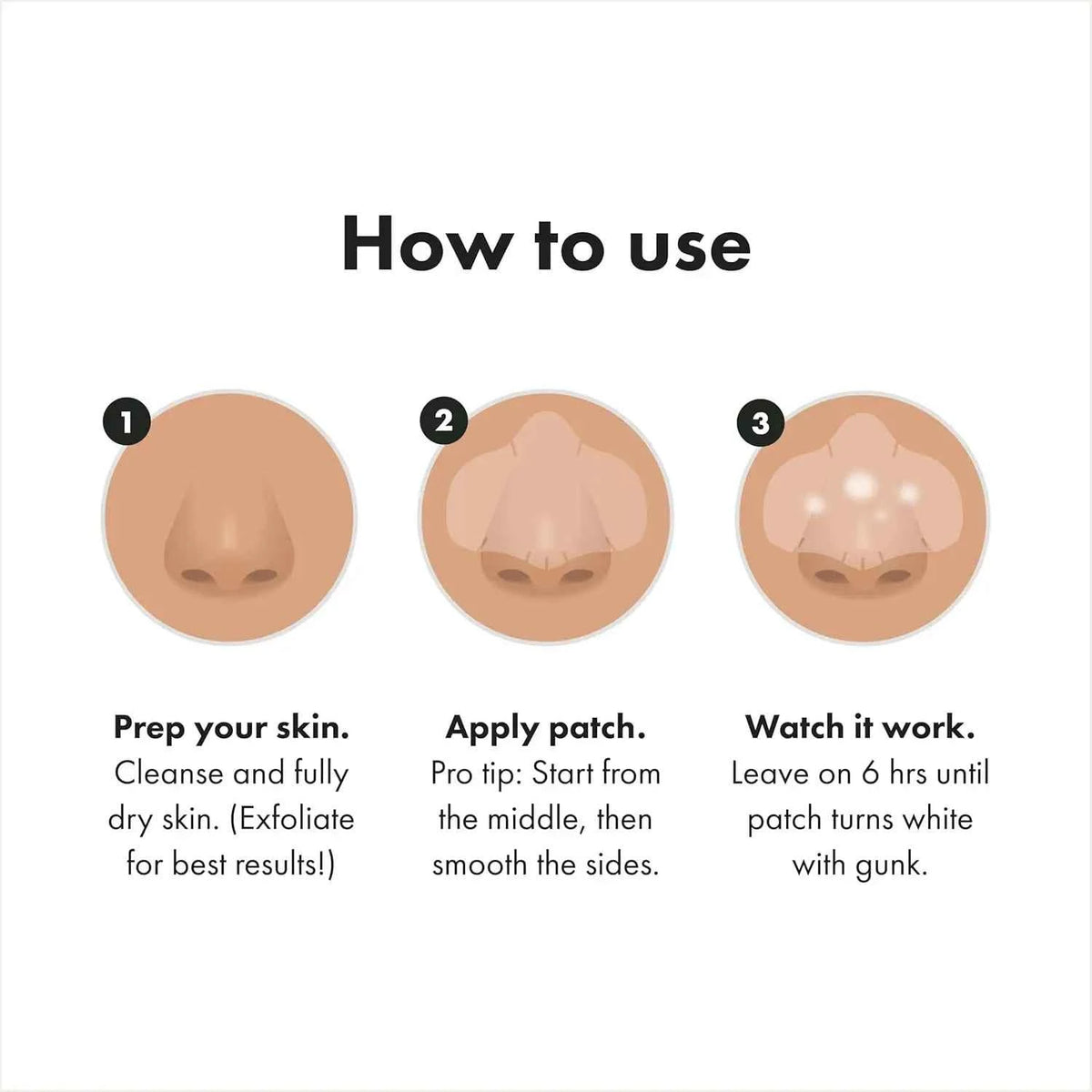 Hydrocolloid Nose Pimple Patches – Large Overnight Strips