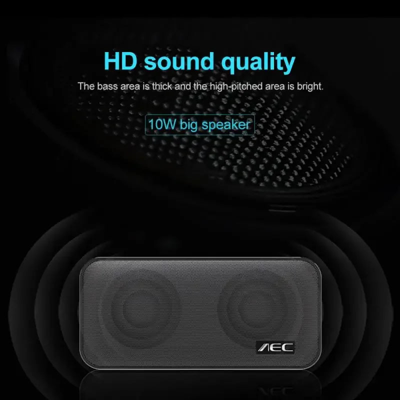 Portable Bluetooth Speaker Power Bank – Slim Deep Bass