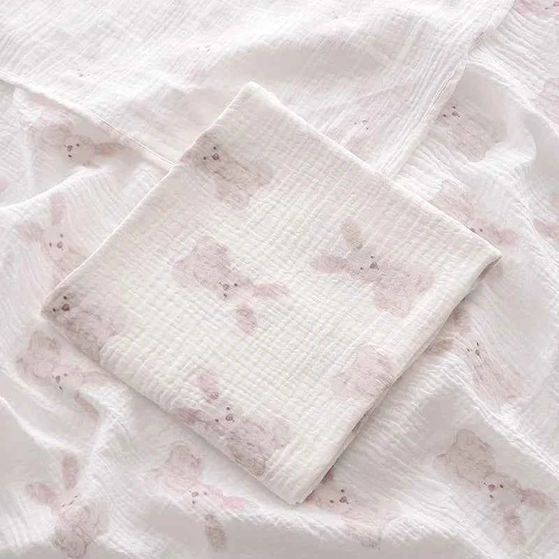 Newborn Baby Cotton Blanket Summer Bedding Babies Stuff  Throw Blanket Muslin Squares Receiving Blanket