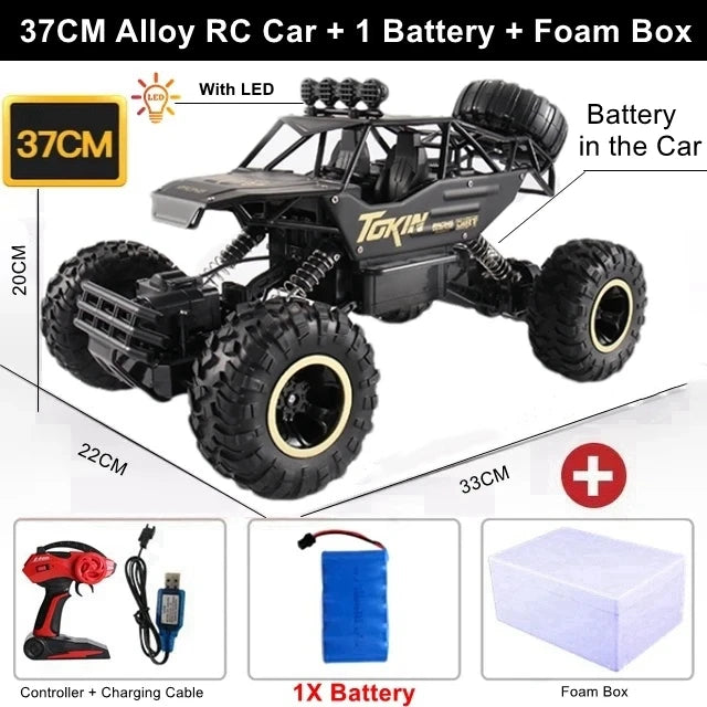 Oike RC Car Remote Control Climbing Vehicle Outdoor All Terrain 4X4 Off-road Trucks Rock Climber 4WD Buggy Racing Drift Cars Toy