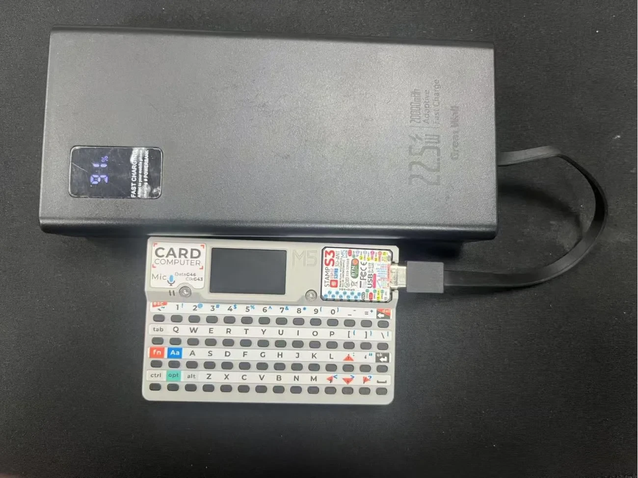 M5Stack Cardputer Adv Programmable Computer StampS3A IoT Controller 56Key Keyboard Card Microcontrolle Development Kit