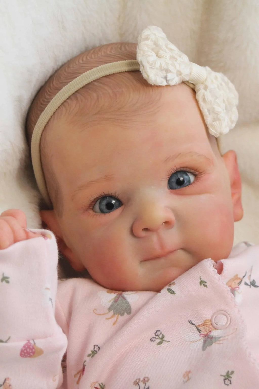 NPK 19-inch Full Vinyl Bettie Newborn Doll - Lifelike Soft Touch Reborn Baby Girl Body Realistic Collectible Toy for Ages 14+