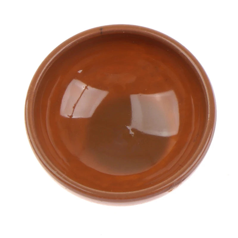 10pcs Dollhouse Miniature Bowl Dish Round Rice Bowl Tableware Dollhouse Kitchen Dining Accessory Resin Play House Toys