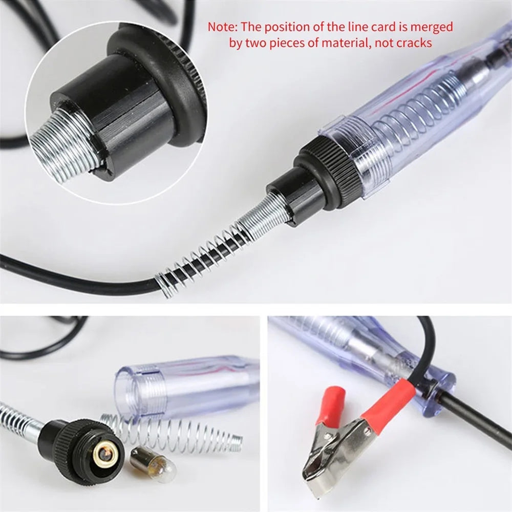 High Quality Auto Circuit Tester Truck Voltage Tester Circuit DC 6V 12V 24V Auto Circuit Tester Auto Diagnostic Probe Test Pen