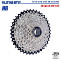 SUNSHINE Bicycle Cassette 8/9/10/11/12Speed Freewheel HG Structure Sprocket 32/36T/40T/42T/46T/50T/52T Flywheel For SHIMANO/SRAM