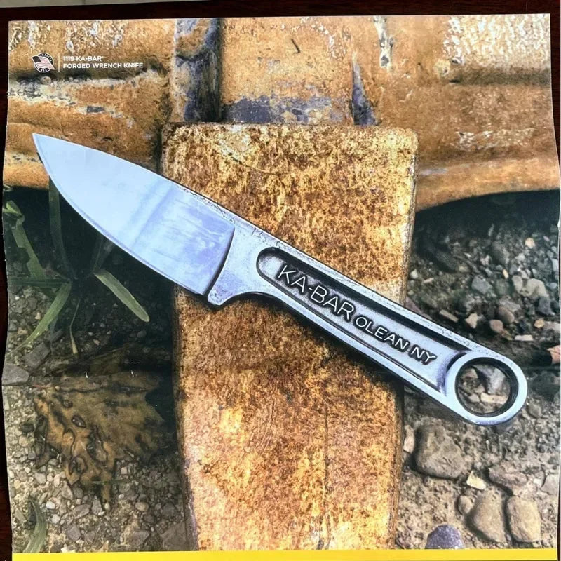 2025 new KB 1119 Straight Knife Wilderness Survival Tactical Tool Portable Outdoor Knife Sheath Multifunctional Stainless