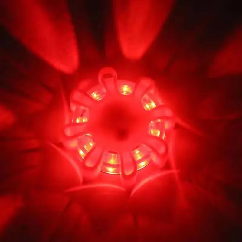 Led Car Emergency Light Flashing Light Magnetic Induction Road Accident Light Portable Strobe Warning Light